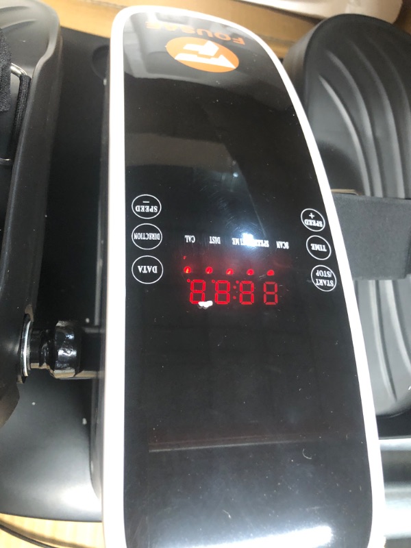 Photo 1 of Under Desk Elliptical Exercise Machine, Ellipse Leg Exerciser As Seen On TV with 15 Adjustable Speeds, Fully Assembled Pedal Exerciser for Seniors with Display Monitor & Remote Control