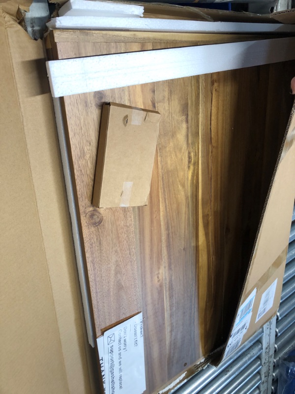 Photo 1 of ***SEE NOTES*** GASHELL Noodle Board Stove Cover with Handles for Electric, Gas Stove Top (Acacia Wood)