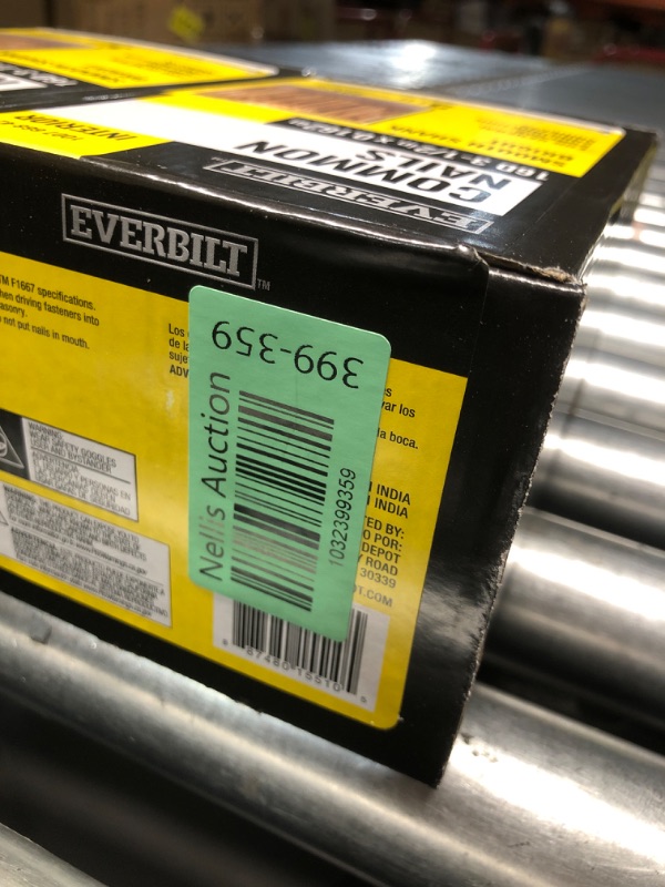 Photo 1 of ***FACTORY SEALED*** Everbilt 16D 3-1/2 in. Bright Common 5 Lbs. per Box