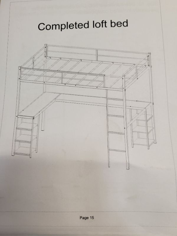 Photo 1 of  loft bed CHECK IMAGING FOR MODEL MIGHT BE MISSING PARTS