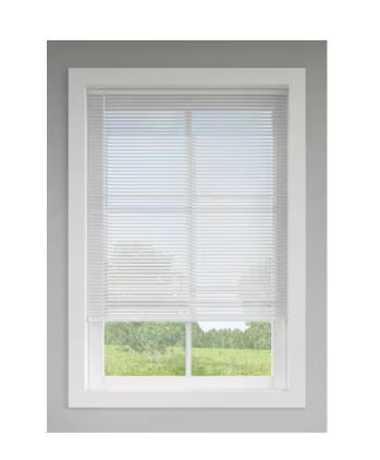 Photo 1 of 100+ bought last week
LEVOLOR Trim+Go 1-in Slat Width 48-in x 72-in Cordless White Aluminum Room Darkening Mini-blinds