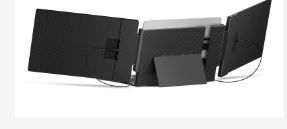Photo 1 of Laptop Screen Extender, 14" Triple Portable Monitor for Laptop 13-17" with Type-C/HDMI Port, 1080P FHD Display Screen Extender Monitor for Windows/Mac/Android/PS5, Plug & Play