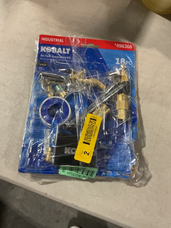 Photo 2 of **NONREFUNDABLE**FOR PARTS OR REPAIR **SEE NOTES**
Kobalt - SGY-AIR200 - 18-Piece Air Compressor Accessory Kit Ensemble With Bag
