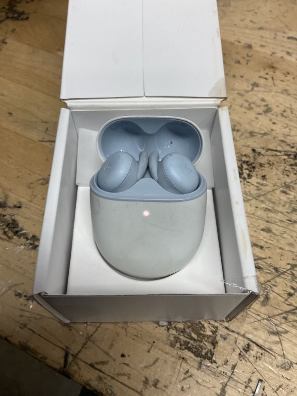 Photo 5 of *WONT CONNECT TO BLUETOOTH* Google Pixel Buds A-Series - Wireless Earbuds - Headphones with Bluetooth - Compatible with Android - Clearly White