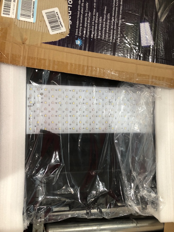 Photo 1 of Coralife BioCube LED Aquarium Fish Tank Replacement Lid Canopy, 29/32 Gallon