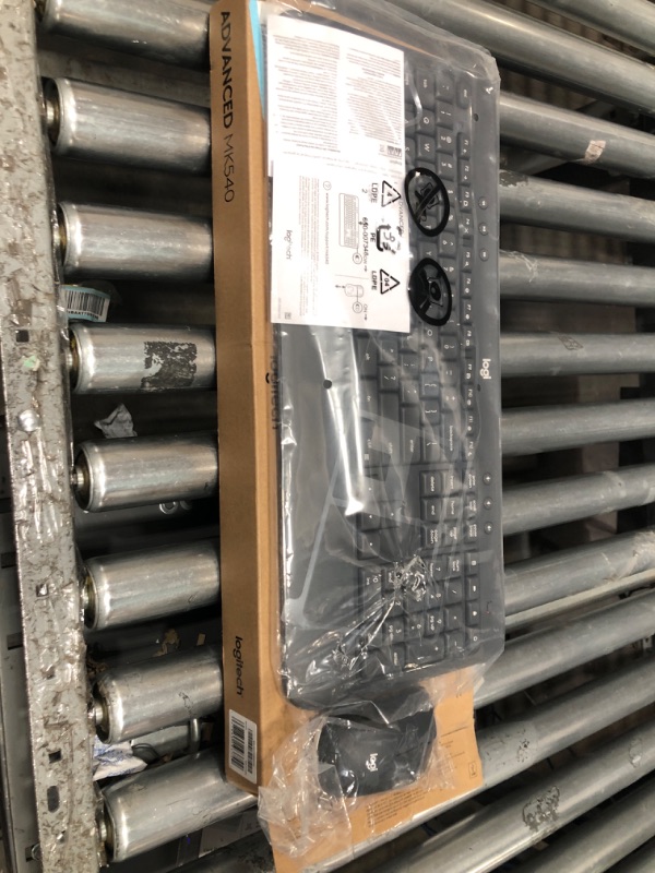 Photo 1 of Logitech MK540 Advanced Wireless Keyboard and Mouse Combo for Windows, 2.4 GHz Unifying USB-Receiver, Multimedia Hotkeys, 3-Year Battery Life, for PC, Laptop