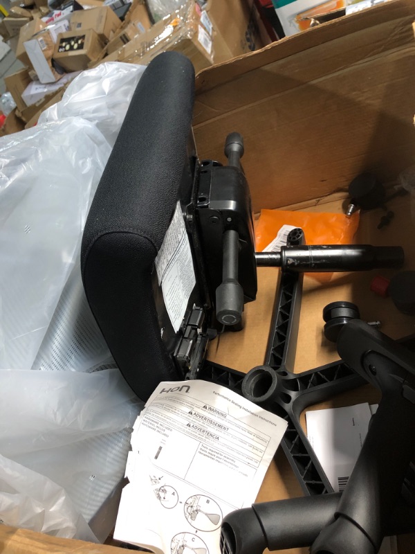 Photo 1 of HON Ignition 2.0 Ergonomic Office Chair Mesh Back Computer Chair - Synchro-Tilt Recline, Lumbar Support, Swivel Wheels, Comfortable for Long Hours in Home Office & Task Work, Executive - Grey