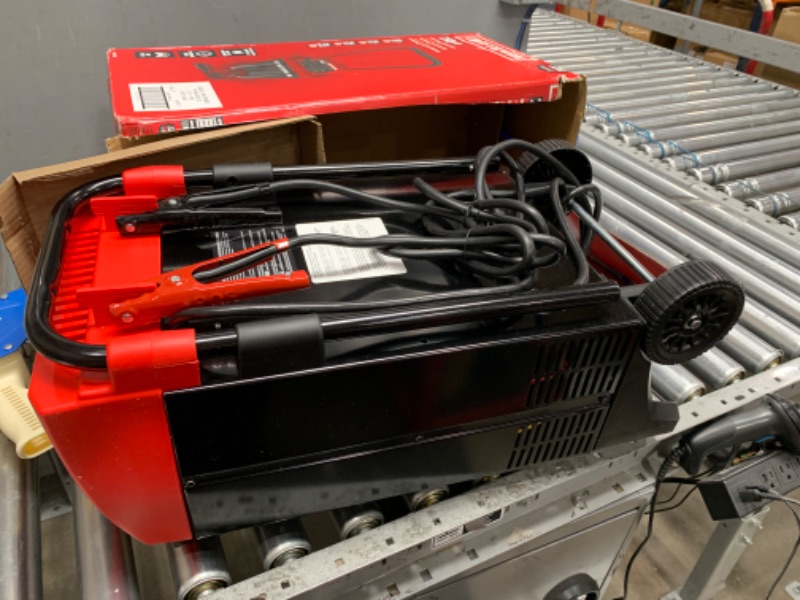 Photo 1 of **SEE CLERK COMMENTS**
CRAFTSMAN 2-in1 Wheeled Battery Charger and Engine Starter, CMXCESM233 - Manual Timer-Controlled, 250 Cranking Amps, 6/12 Volt for Car, SUV, Truck, and Boat Batteries