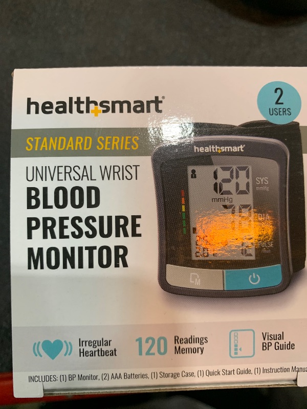 Photo 1 of HealthSmart Digital Standard Blood Pressure Monitor with Automatic Upper Cuff That Displays Pulse Rate and Irregular Heartbeat, Stores up to 120 Readings for 2 Users
