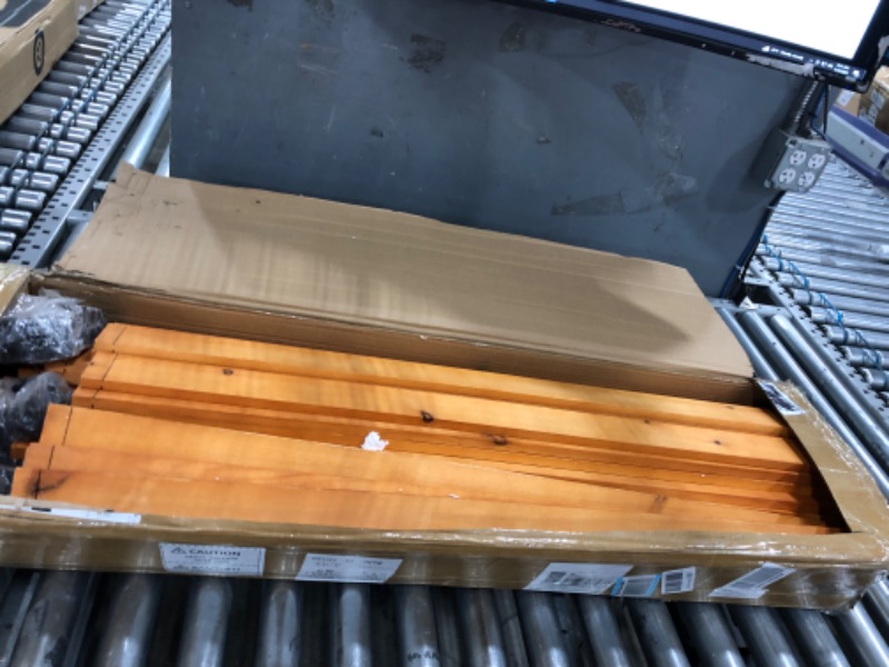 Photo 1 of Svarog Outdoor Privacy Screen Fence Panels,Wood Privacy Screen Slatted No-Dig Fence kit for Air Conditioner,Trash Can,Pool Equipment Enclosure,38”H x 42”W,3 Panels