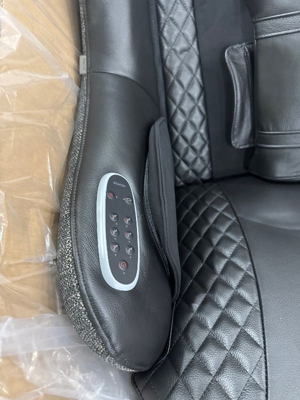 Photo 3 of *PHOTO FOR REFERENCE** Nouhaus Heated Classic Massage Chair Full Body and Spot Massaging Recliner with Ottoman, Bluetooth Speaker, in-Chair Charger. Portable Shiatsu Body Massager...
