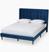 Photo 2 of Art of living king size bed frame. unknown model. refer to photos similar or same.