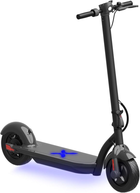 Photo 1 of *PARTS ONLY//NON-REFUNABLE*Black Hover-1 Alpha Cargo/2.0 Foldable Electric Scooter with 300W/450W Brushless Motor, 16-18 mph Max Speed, 10"/12” Tires, and 12-15 Mile Range