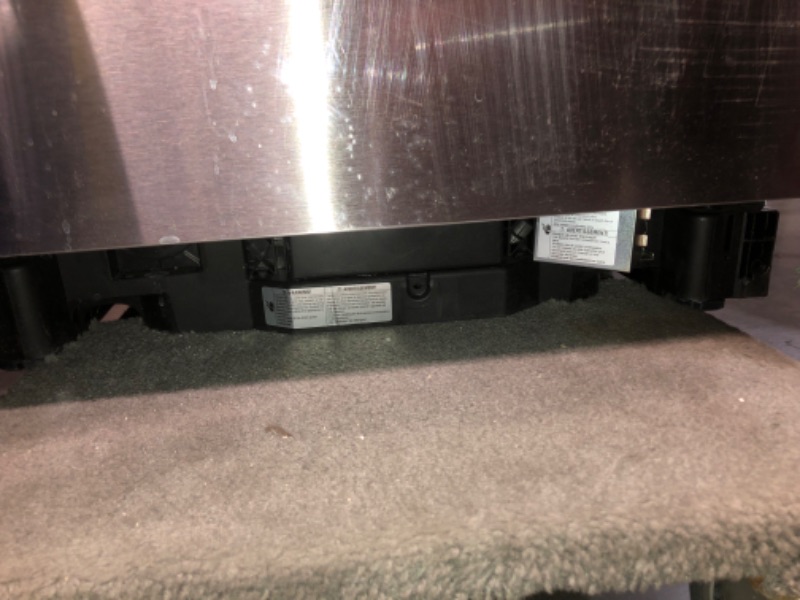 Photo 6 of ***DAMAGED - NO PACKAGING - UNTESTED - SEE COMMENTS***
SHARP Smart Dishwasher Works with Alexa. Includes LED Interior lights, Stainless Steel interior, Heated Dry with Fan Assist, Wash Zone cleans half load on either rack, Adjustable Third Rack