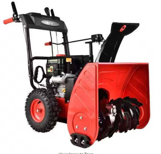 Photo 1 of *unable to test** 24 in. 2-Stage Electric Start Gas Snow Blower with Heated Handles and LED Light


