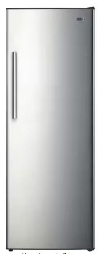 Photo 1 of *POWERS ON** 11 cu. ft. Convertible Auto Defrost Garage Ready Upright Freezer/Refrigerator in Stainless Steel, Energy Star


