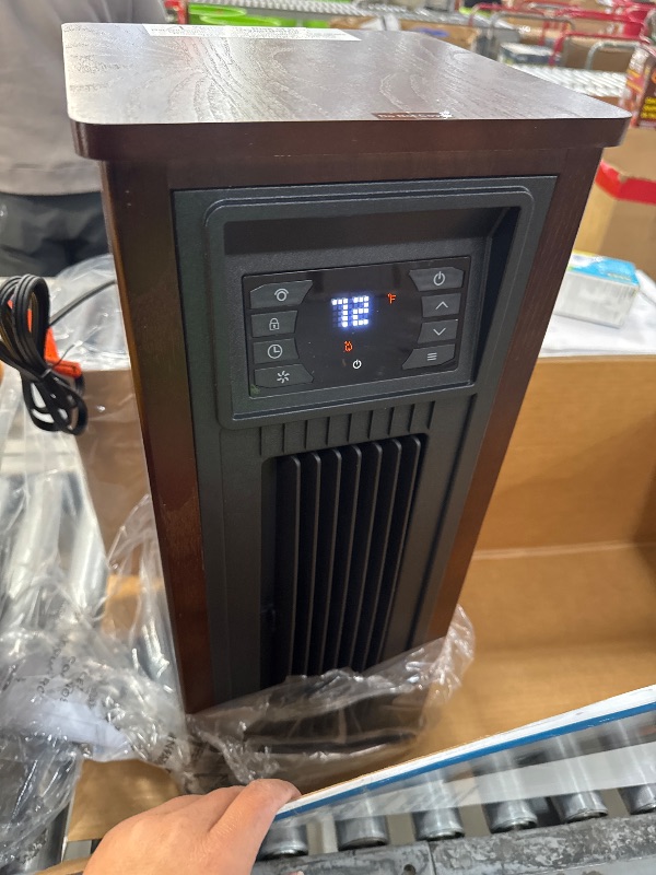 Photo 2 of *POWERS ON** Utilitech Up to 1500-Watt Infrared Tower Indoor Electric Space Heater with Thermostat and Remote Included
