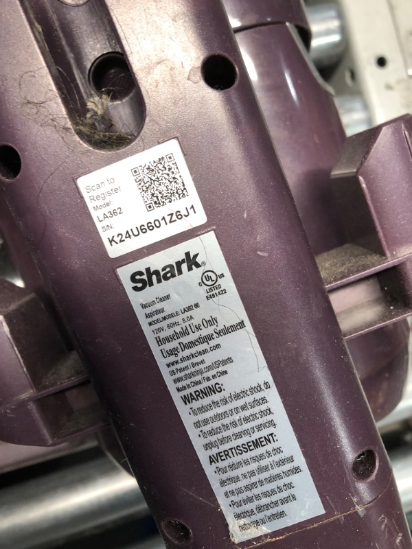 Photo 6 of ***USED - POWERS ON - UNABLE TO TEST FURTHER***
 Navigator ADV Bagless Corded HEPA Upright Vacuum Multisurface Lift-Away in Purple

