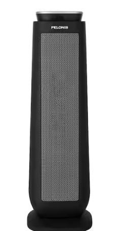 Photo 1 of *POWERS ON** 1500-Watt 23 in. Digital Tower Indoor Ceramic Heater Quiet Operation w/ Safety Overheat Protection and Fan Mode in Black


