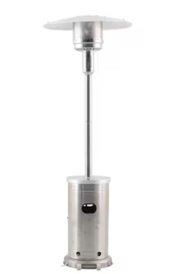 Photo 1 of *UNABLE TO FULLY TEST** Master Forge 48000-BTU Stainless Steel Stainless Steel Floorstanding Liquid Propane Patio Heater
