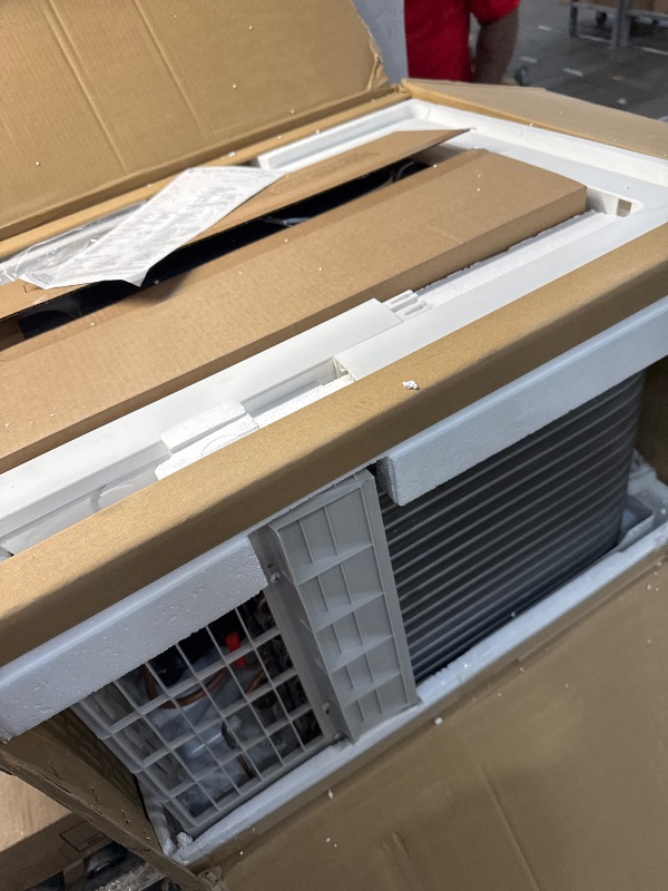 Photo 2 of *UNABLE TO TEST** LG 11,800 BTU Through the Wall Air Conditioner and Wall Heater, 230/208V, Cools 500 Sq.Ft. (22' x 25' Room Size), Perfect for Bedroom, AC Heater Unit with Remote, Multiple Speeds, 4-Way Air Deflection