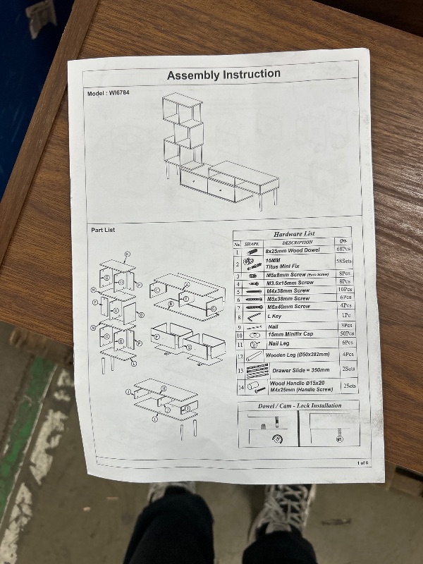 Photo 1 of **** NON REFUNDABLE, MISSING ONE LEGS ONLY THREE LEGS **** SHELF MODEL WI6784