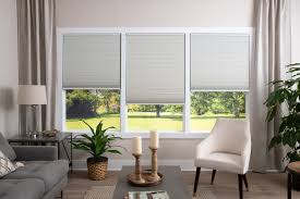 Photo 1 of allen + roth 58-in x 64-in Gray Blackout Cordless Cellular Shade
