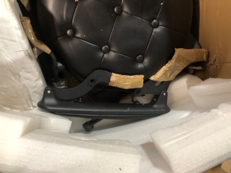 Photo 3 of ***USED - MAJOR DAMAGE - BASE BENT - SEE PICTURES - PARTS LIKELY MISSING***
Lilfurni Vintage Barber Chair for Hairdressers Heavy Tattoo Shampoo Beauty Salon Equipment(Black)