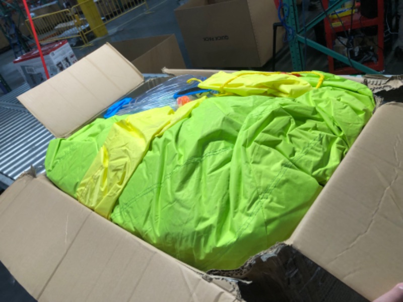 Photo 4 of ***USED - DIRTY - MOLDY - SEE PICTURES - UNABLE TO CHECK FOR LEAKS***
Causeair Inflatable Bounce House with Double Slide,Dolphin Styling,Splashing Pool,Double Water Cannon,Climbing Wall,Heavy Duty GFCI Blower,Inflatable Water Park Slide for Kids Backyard 