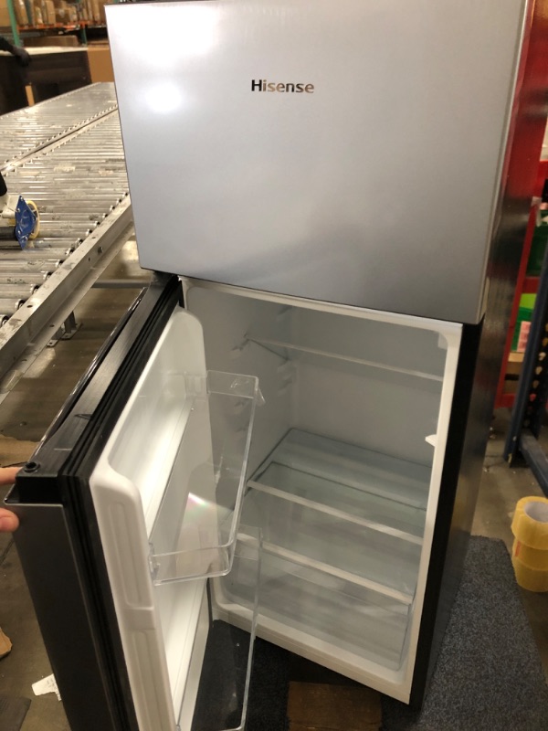 Photo 1 of * MINOR DAMAGE* Hisense 4.4-cu ft Mini Fridge with Freezer ENERGY STAR LMT43M6A
