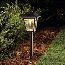 Photo 1 of * SET OF 4 DAMAGED* Harbor Breeze Square Path 15-Lumen Bronze Solar 