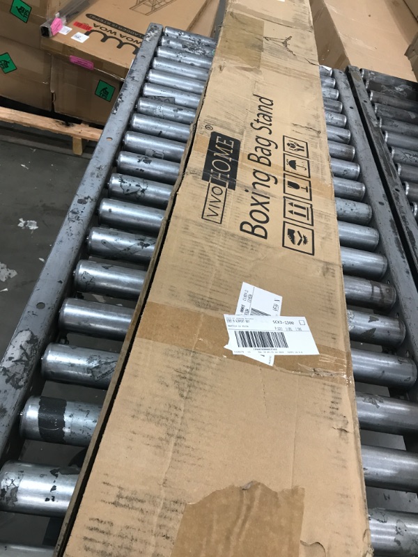 Photo 1 of * MISSING PARTS* VIVOHOME Height Adjustable Foldable Heavy Duty Boxing Punching Bag Stand Steel Sandbag Rack Freestanding Up to 132 lbs for Home Fitness Stable