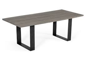 Photo 1 of * MISSING PARTS* WOODEN AND METAL TABLE BLACK AND GREY