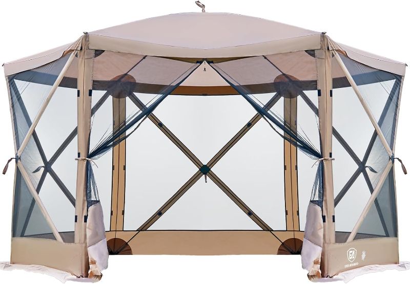 Photo 1 of ***PREOPENED******SEE NOTES***
EVER ADVANCED Pop up Screen House Tent for Camping 11.5 x 9.8 ft, Instant Screened Gazebo Canopy with Netting, Portable Shelter Enclosure for Outdoor, Backyard