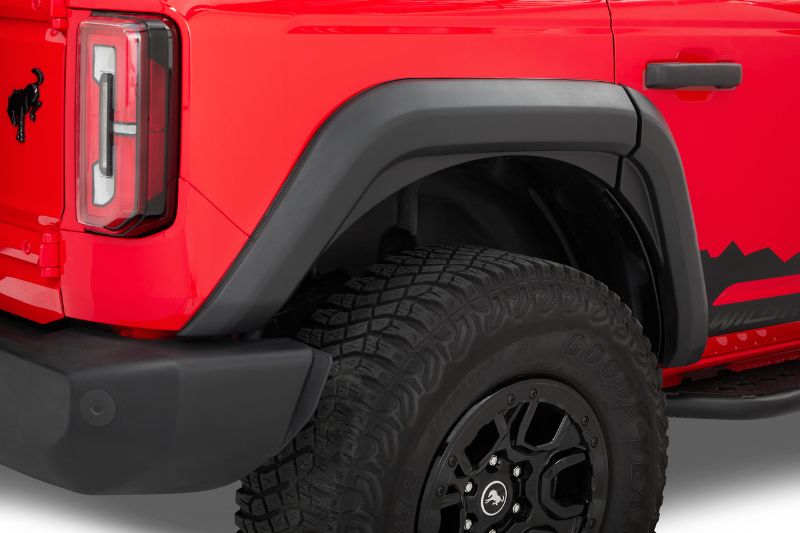 Photo 1 of ***USED - NO HARDWARE/PACKAGING***
AIR DESIGN Black Plastic Fender Flares, 4 Piece, Black, for Ford Bronco