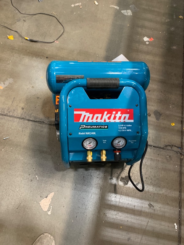 Photo 2 of ***tested and functional*** ***PREOPENED***
Makita MAC2400 Big Bore 2.5 HP Air Compressor Industrial, Harware, Tools, Supply