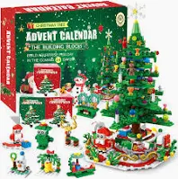 Photo 1 of **FOR PARTS ONLY**(MISSING PCS)
2024 Advent Calendar Christmas Tree Building Blocks Toy Set with Warm light,24 Days Countdown Calendar Blocks for Christmas Tree,24 in 1 Vacation Advent Calendar Blocks,Christmas Gift for Kid Adult