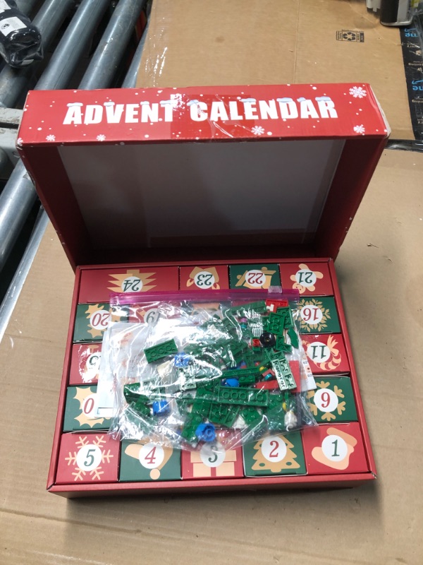 Photo 2 of **FOR PARTS ONLY**(MISSING PCS)
2024 Advent Calendar Christmas Tree Building Blocks Toy Set with Warm light,24 Days Countdown Calendar Blocks for Christmas Tree,24 in 1 Vacation Advent Calendar Blocks,Christmas Gift for Kid Adult