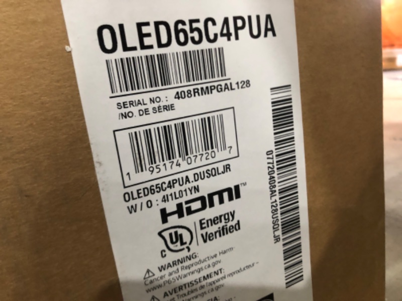 Photo 1 of LG 65-Inch Class OLED evo C4 Series Smart TV 4K Processor Flat Screen with Magic Remote AI-Powered with Alexa Built-in (OLED65C4PUA, 2024)
