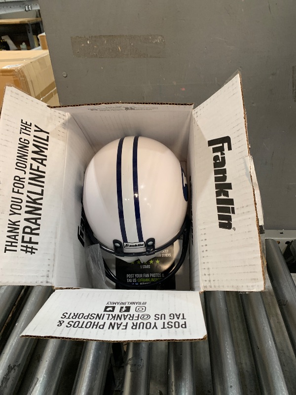 Photo 2 of ***MISSING JERSEY AND ACESSORIES, HELMET AND PANTS, VERY DIRTY***
Franklin Sports NCAA BYU Cougars Kids College Football Uniform Set - Youth Uniform Set - Includes Jersey, Helmet, Pants - Youth Medium