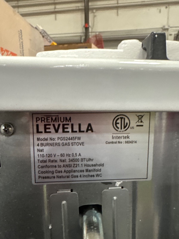 Photo 6 of **SEE NOTES***   Premium Levella 24" Freestanding Gas Range