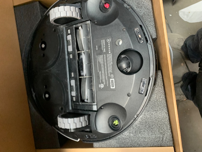 Photo 4 of ***USED - DOESN'T POWER ON - UNABLE TO TROUBLESHOOT - SEE PICTURES - LIKELY MISSING PARTS***
ECOVACS DEEBOT X1 Omni Robot Vacuum and Mop Combo with Self-Emptying, Auto-Wash, Auto-Refill and Auto-Hot Air Drying, 5000Pa Suction, AIVI 3D Obstacle Avoidance, 