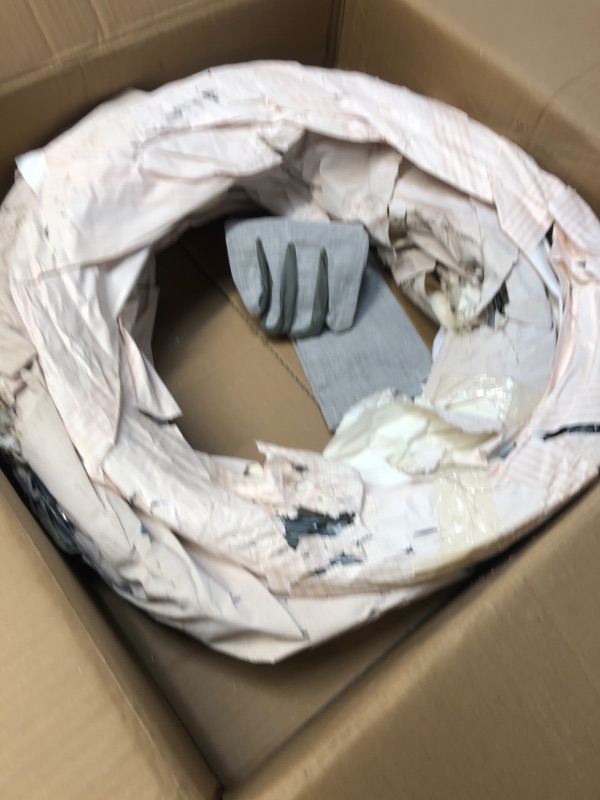 Photo 1 of QVQE 410FT Razor Wire, Razor Wire for Wire Fencing, Galvanized Steel Wire Razor Ribbon Barbed Wire Concertina Wire, 82 Feet per Roll 5 Pcs(Gloves included)