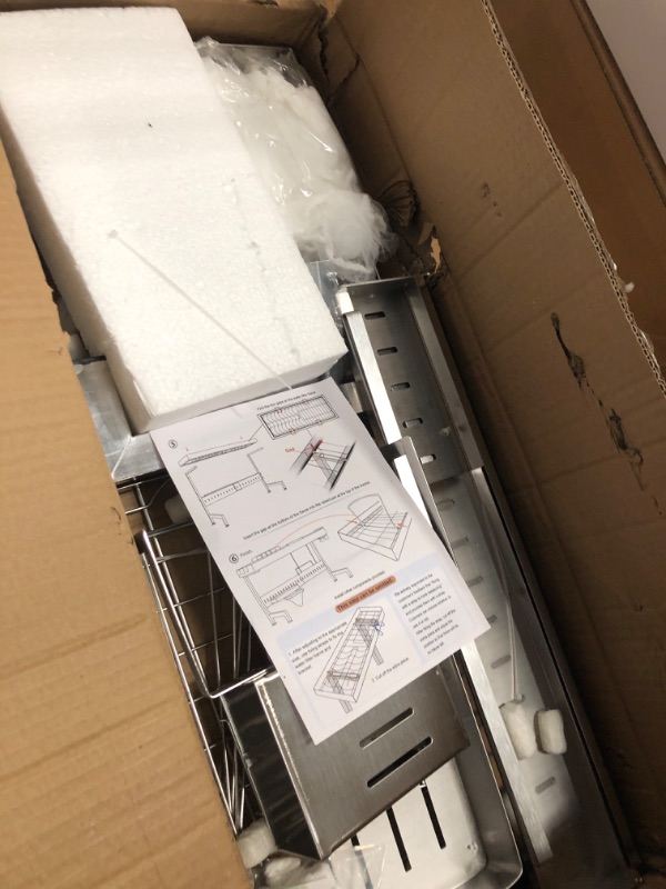 Photo 1 of  Mamakura Over The Sink Dish Drying Rack Stainless Steel,Adjustable 17.13"-25.19" Sink Compatible Wih 24.8" Or Less,2 Tier Stainless Steel Large Dish Racks for Kitchen Counter