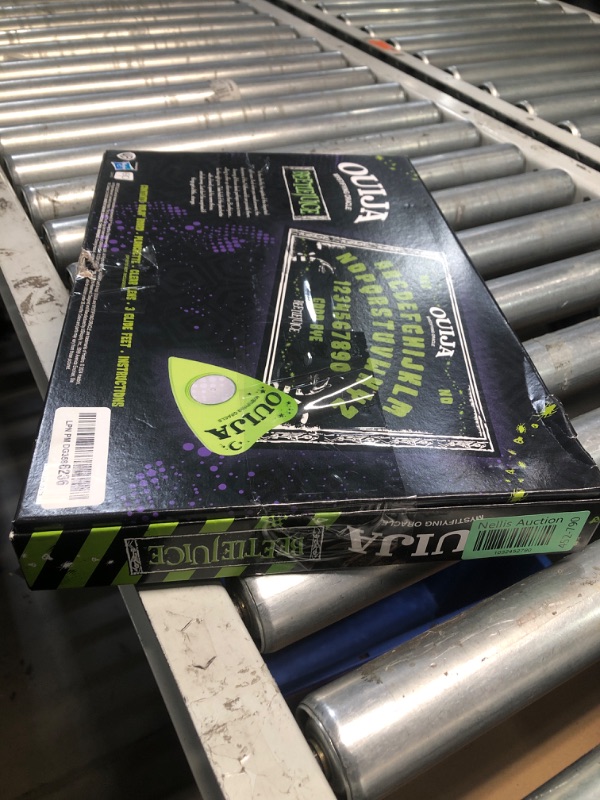 Photo 1 of ***NON REFUNDABLE, PARTS ONLY***Ouija: Beetlejuice, Inspired by Tim Burton’s Cult Classic Movie, Collectible Classic Ouija Board Game with Green Planchette, Officially Licensed Collectible and Merchandise, 2-4 Players, Ages 8+