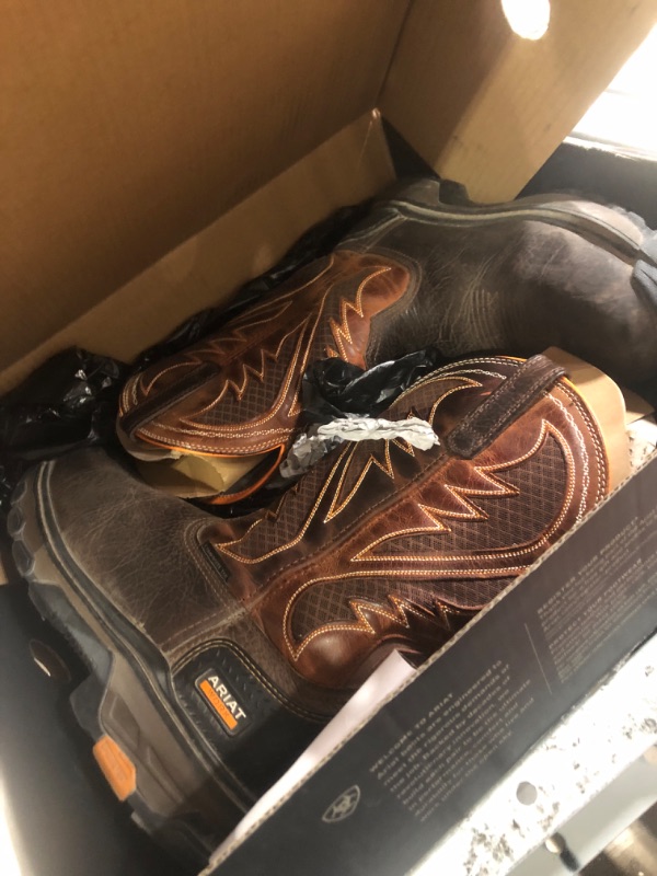 Photo 2 of ARIAT Men’s Intrepid VentTEK Composite Toe Work Boots – Durable Outdoor Boot