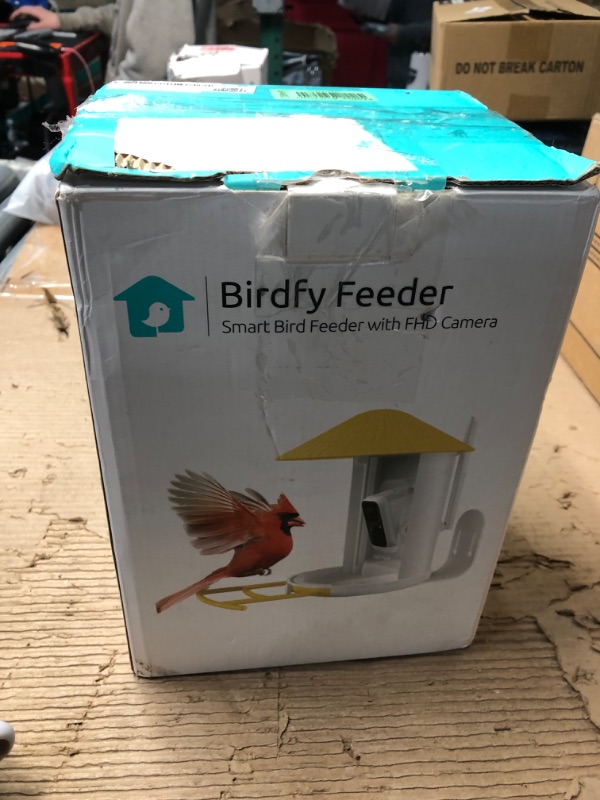 Photo 4 of **NON REFUNDABLE**(FOR PARTS ONLY)
NETVUE by Birdfy Smart Bird Feeder with Camera, Bird Watching Camera Auto Capture Birds & Motion Detection, Outdoor 1080P Bird Feeder Camera with Solar Panel, Present for Bird Lover (Solar Yellow)