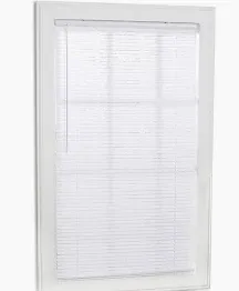 Photo 1 of 
Project Source Light Filtering 1-in Slat Width 45-in x 64-in Cordless White Vinyl Light Filtering Mini-blinds