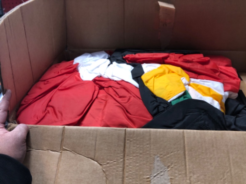 Photo 1 of SYMMKI 20FT Upgraded Santa Inflatable Outdoor with LED Light, Huge Blow up Santa Claus Decorations with Blower for Giant Christmas Yard Decorations Outdoor Lawn Party