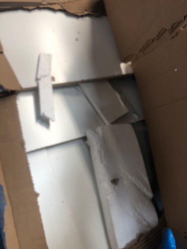 Photo 1 of Sauder Homeplus Robot Vacuum Kitchen Pantry Storage Cabinet, Single Door with Adjustable Shelves, Laundry Organizer, in Soft White